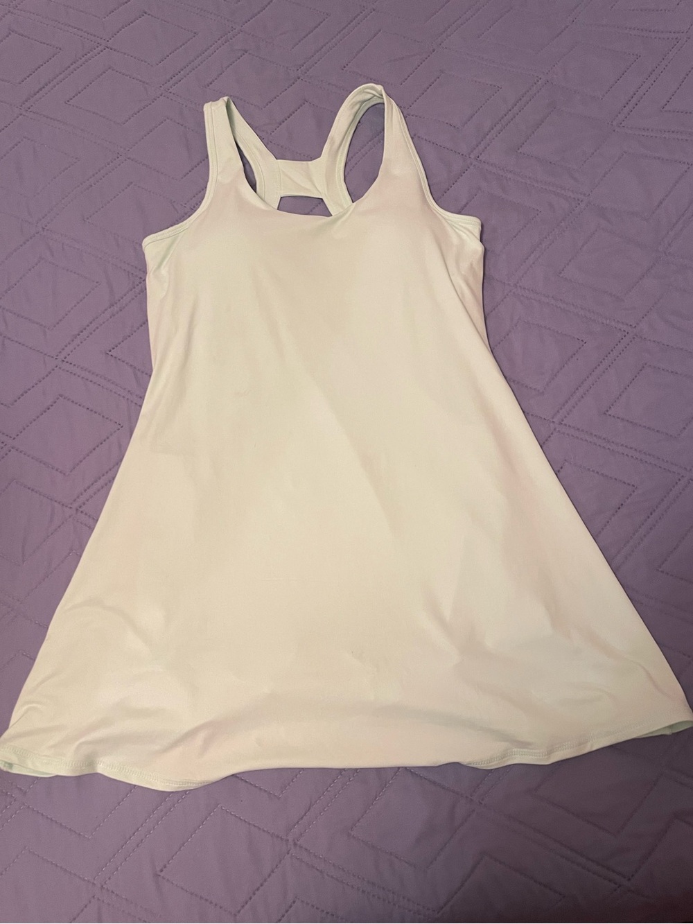 HALARA mint green Racerback A-Line Dress